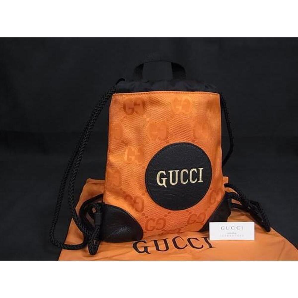 GUCCI GG Off the Grid Backpack Rucksack Daypack Daypack Orange